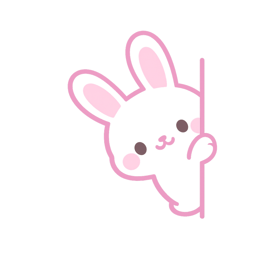 Decorative bunny illustration